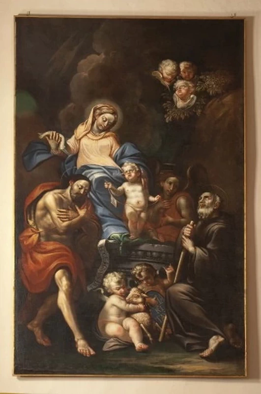 Madonna dello scapolare e santi